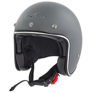 Apro jet kaciga boston siva mat